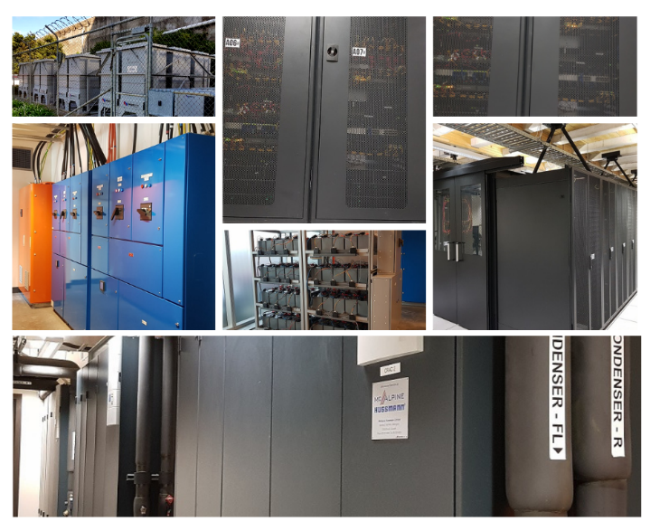 Photos of inside the ACSData Centre